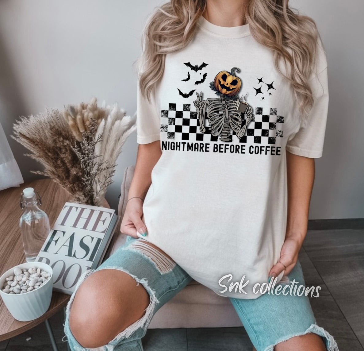 Nightmare before coffee - T-shirt