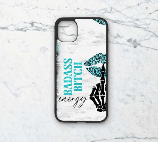 Phone case only!!  Turquoise bad bitch