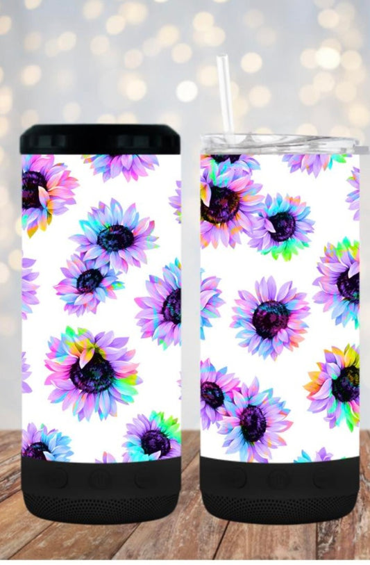 Rainbow sunflower- 4 in one cooler and speaker.