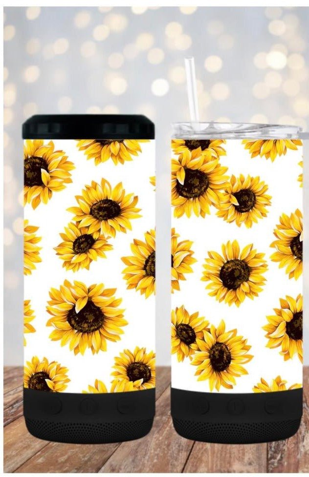 Yellow sunflower - 4 in one cooler and speaker.