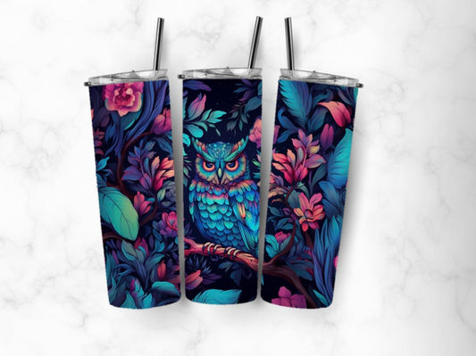 Majestic owl 20oz tumbler