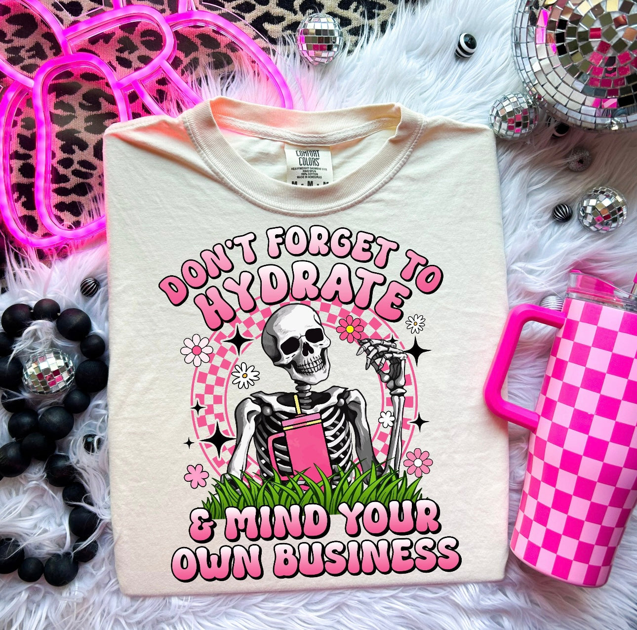 $16 Hydrate & mind your business - T- Shirt