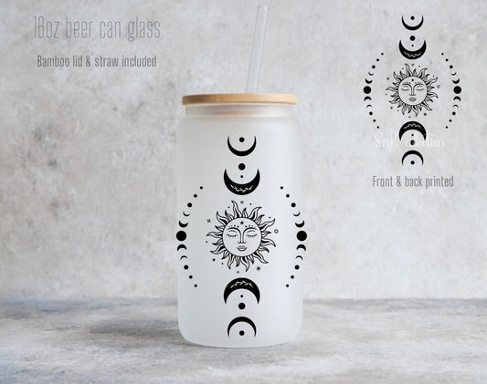 16oz sun & moon - Frosted