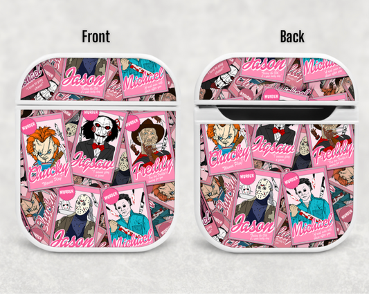 Spooky season- Air pod case - Pink Halloween2