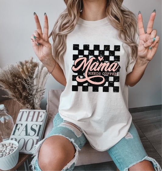 $16 Mama on ivory T-shirt