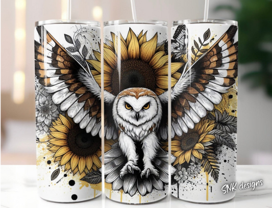 Tumbler only! - Fierce majestic owl