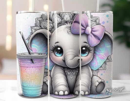 Tumbler only! - Cute baby elephant