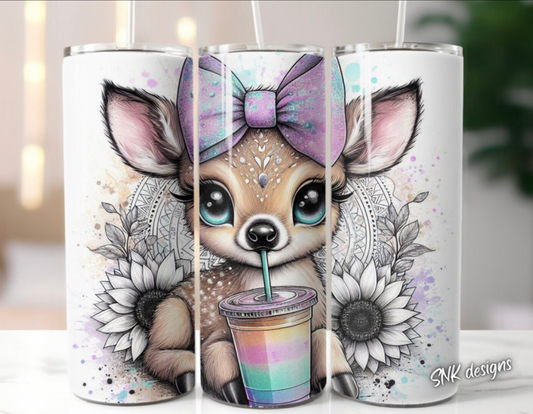 Tumbler only! - Cute baby deer