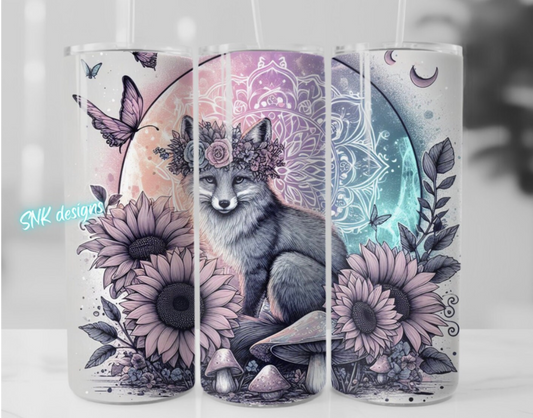 Tumbler only! - Enchanted whimsical fox
