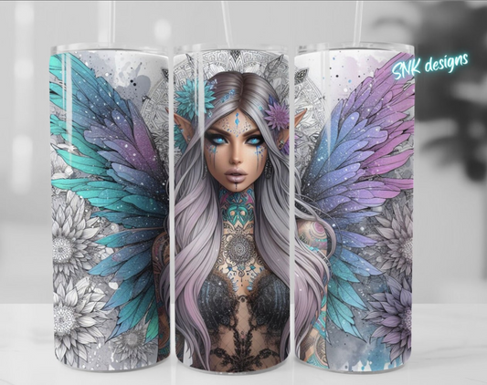 Tumbler only! - Enchanted dark fairy queen