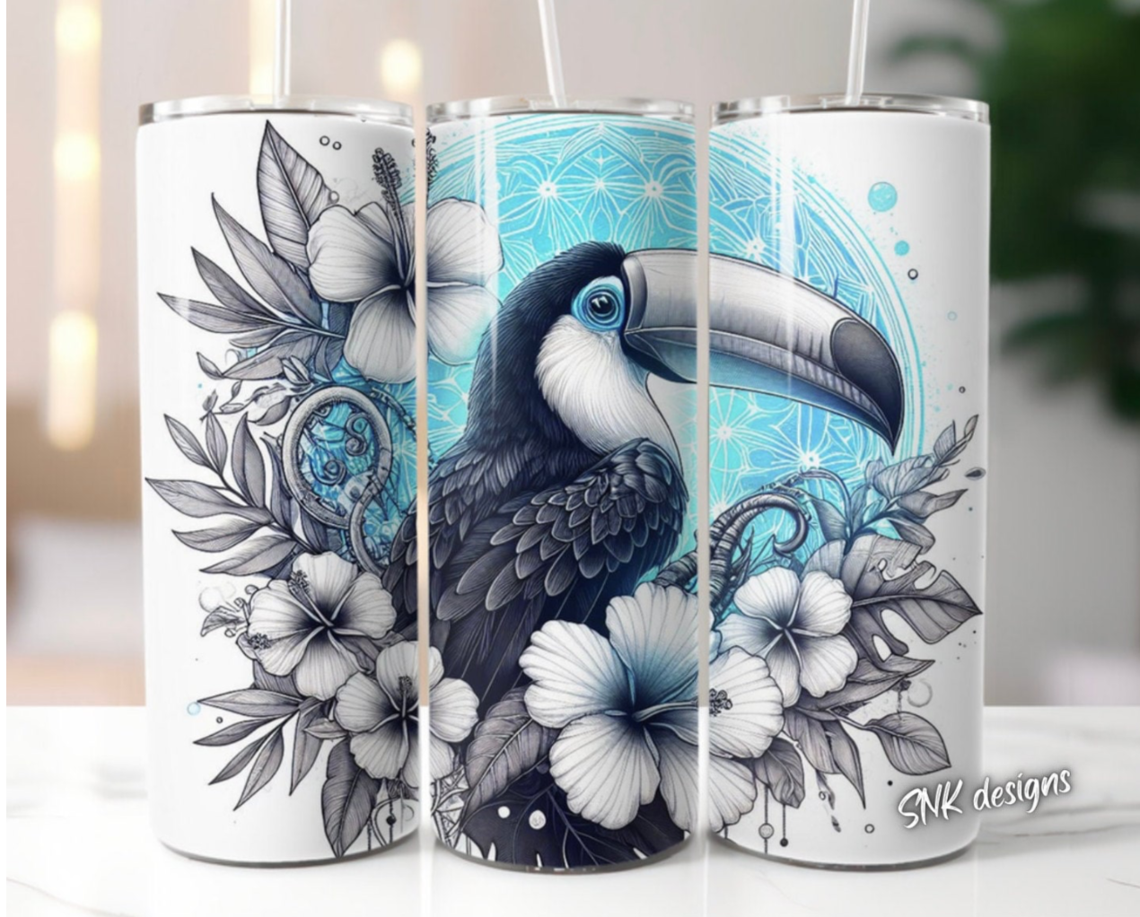 Tumbler only! - Tropical toucan