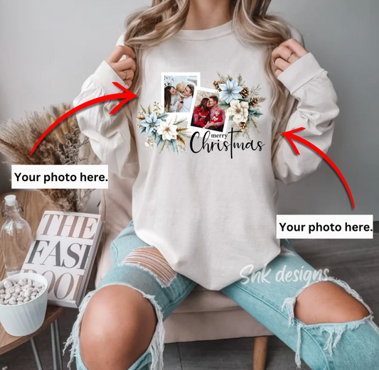 Customized Christmas crewneck 8