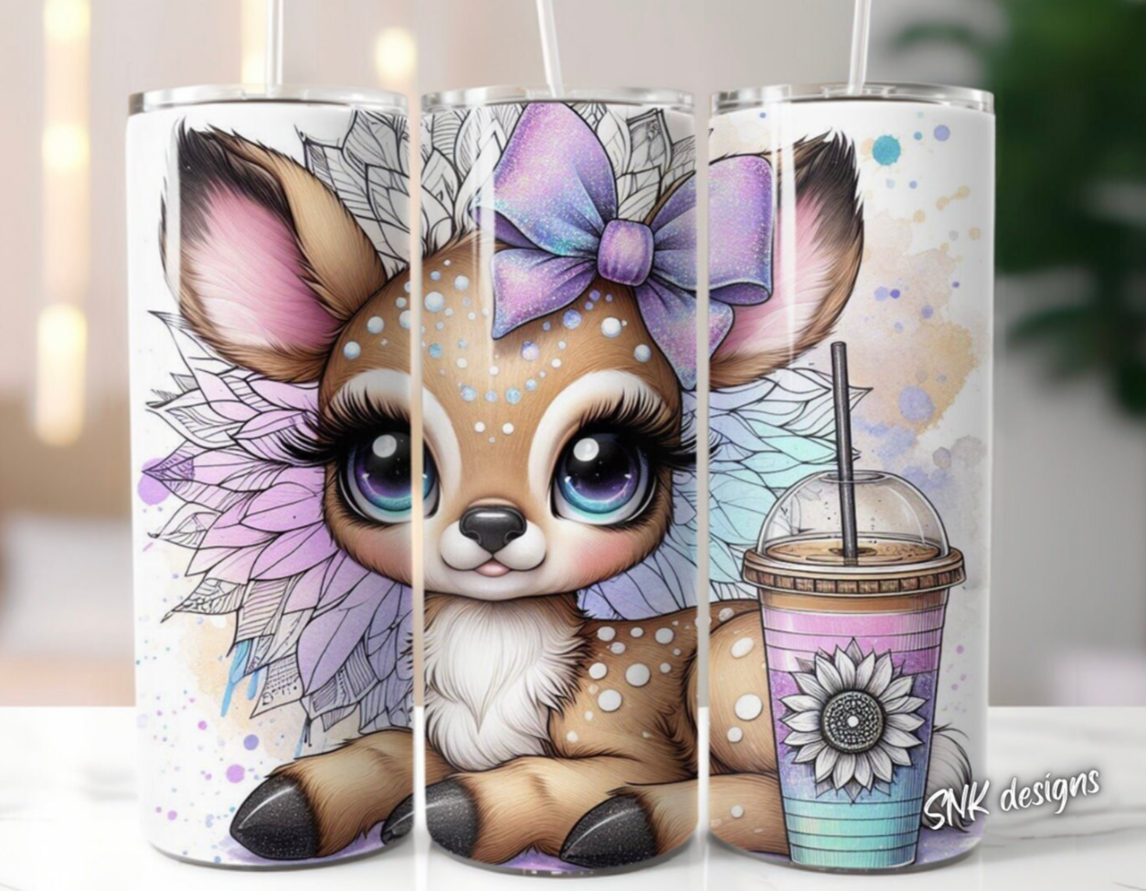 Tumbler only! - Cute deer 2