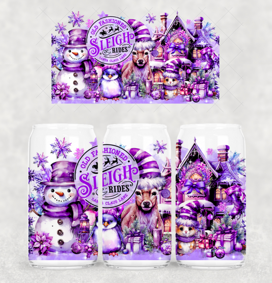 Christmas- 16oz - Purple Christmas