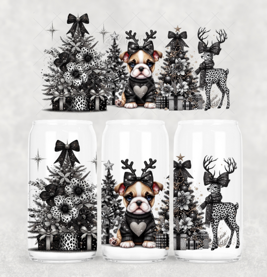 Christmas- 16oz - Christmas Bulldog