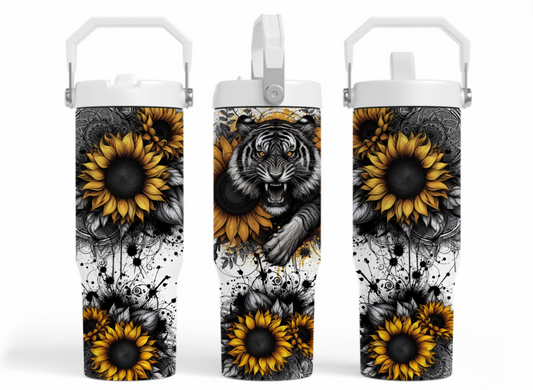 30oz tumbler -Fierce majestic tiger