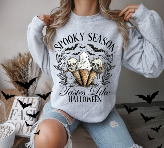 Spooky season - Sports grey- Taste like Halloween