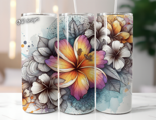 Tumbler only!! Frangipani's