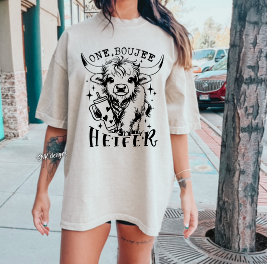 One Boujee Heifer T-shirt