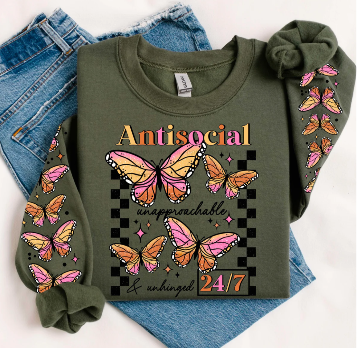 Crewneck - Antisocial 24/7