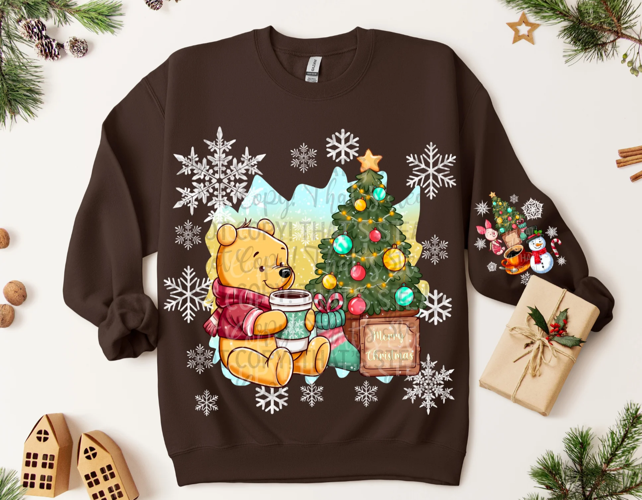 Crewneck - Yellow Christmas