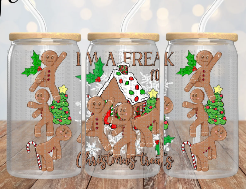 Christmas- 16oz - I'm a freak for