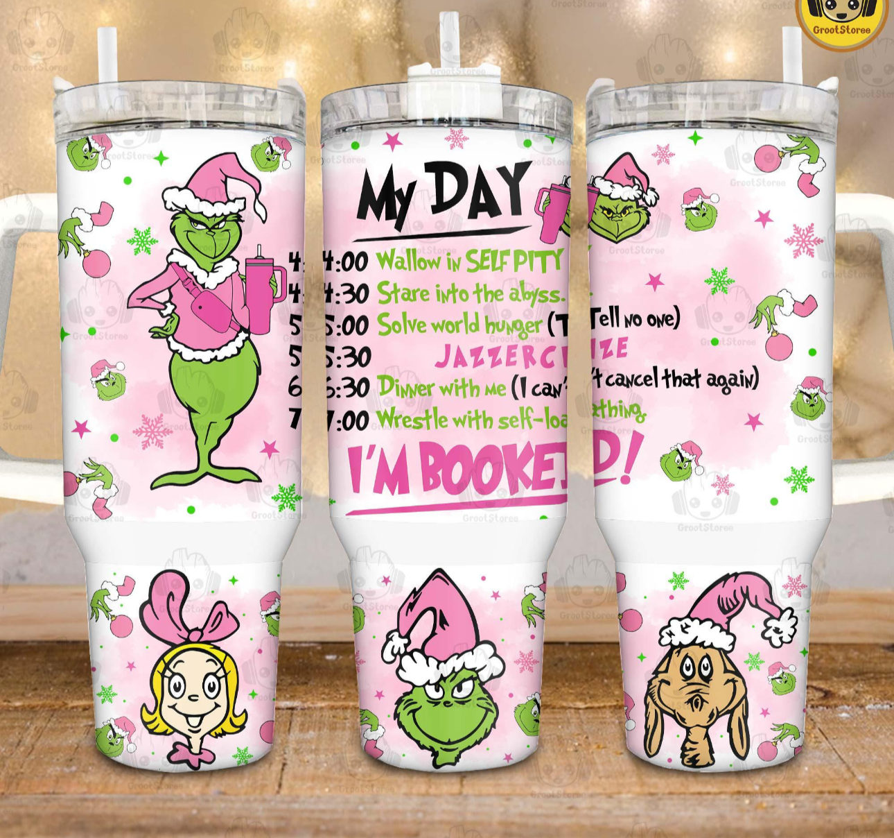 Christmas 40oz tumbler - Christmas "my day"