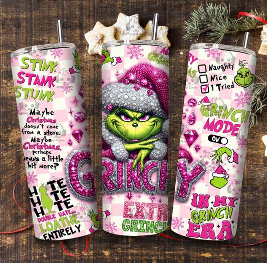 Christmas tumbler- Stink stank