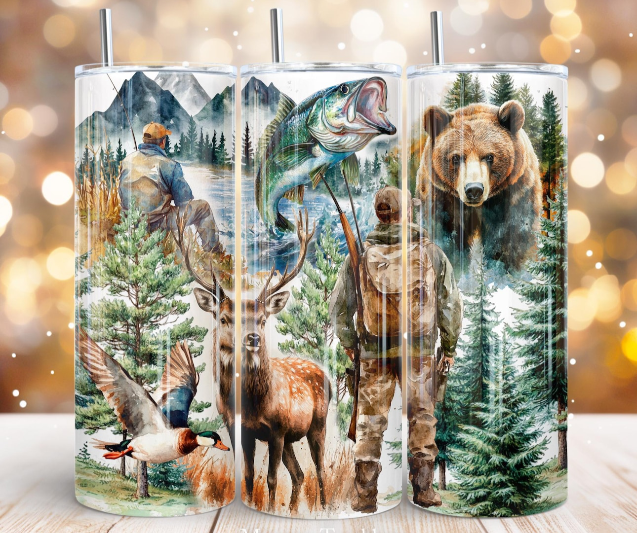 20oz tumbler - Hunting