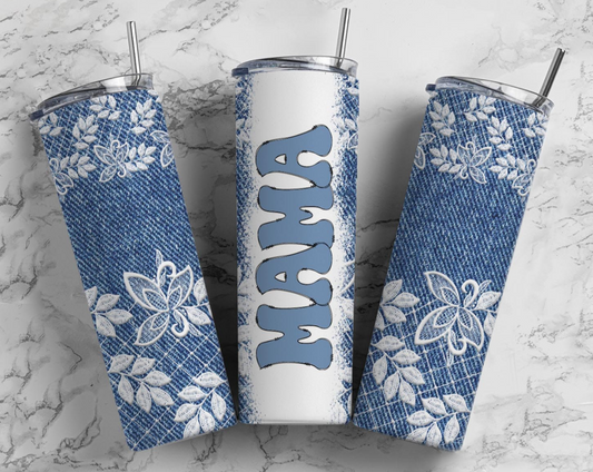 20oz tumbler - Blue MAMA