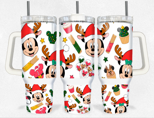 Christmas 40oz tumbler - Christmas friends5