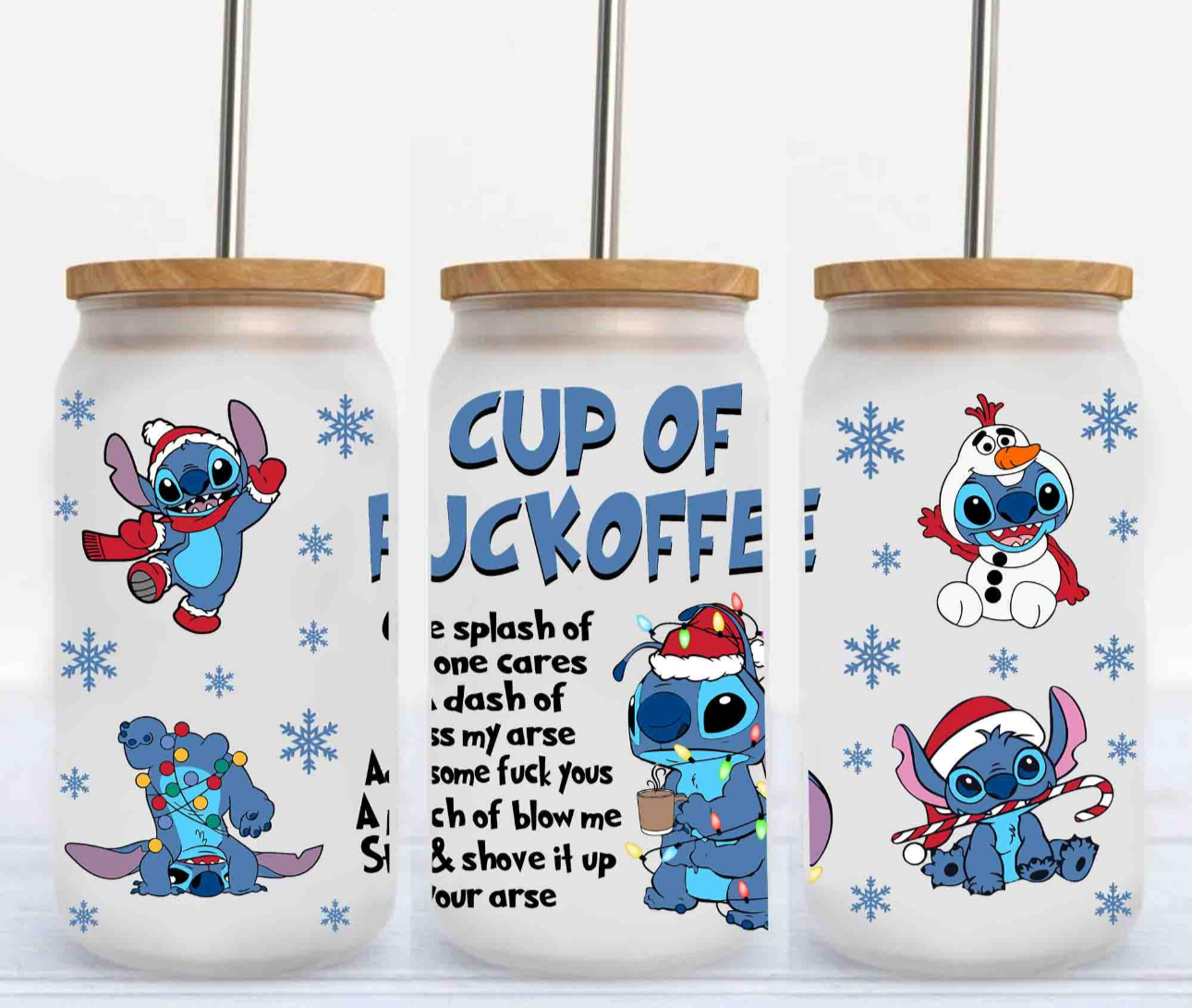 Christmas- 16oz - Cup of fuckoff