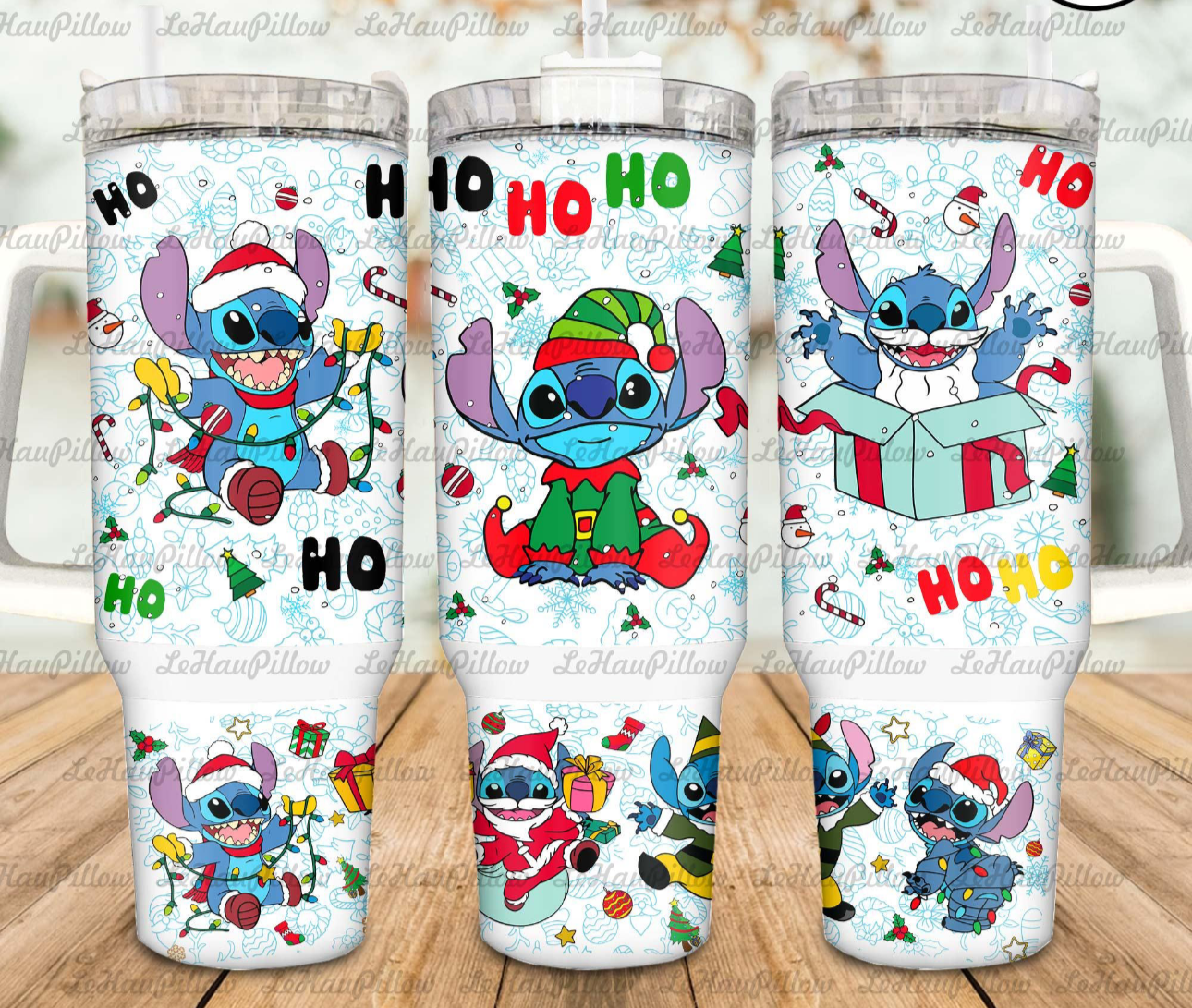 Christmas 40oz tumbler - Christmas HO 2