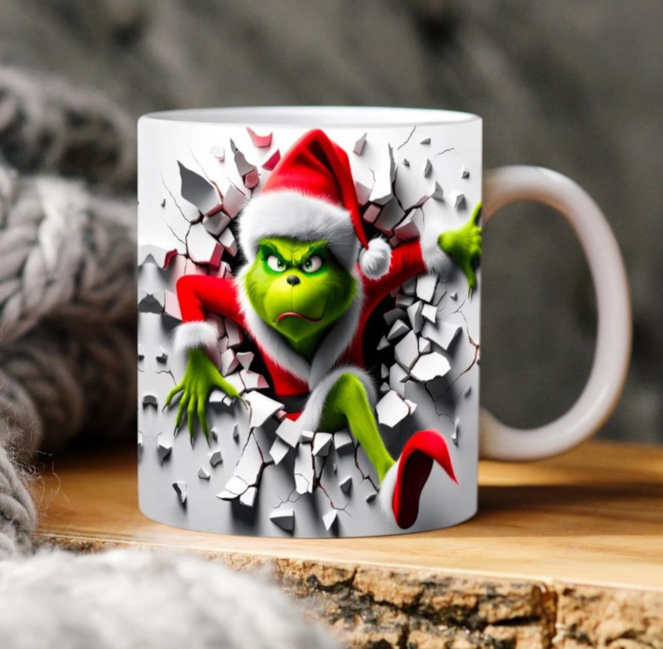 15oz mug - 3D Christmas