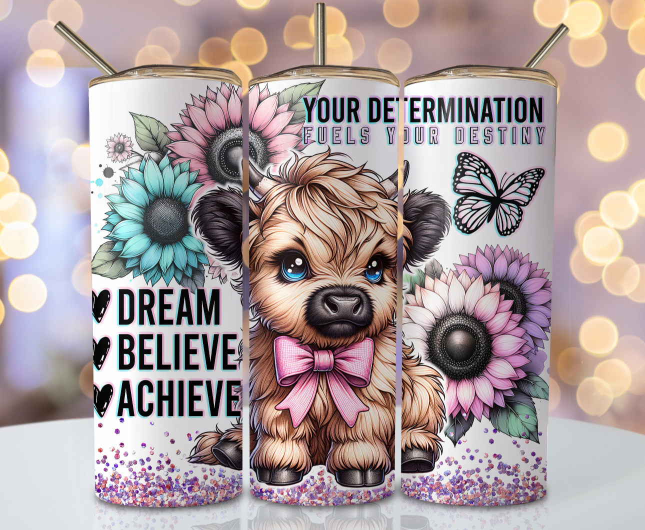 20oz tumbler - Your Determination