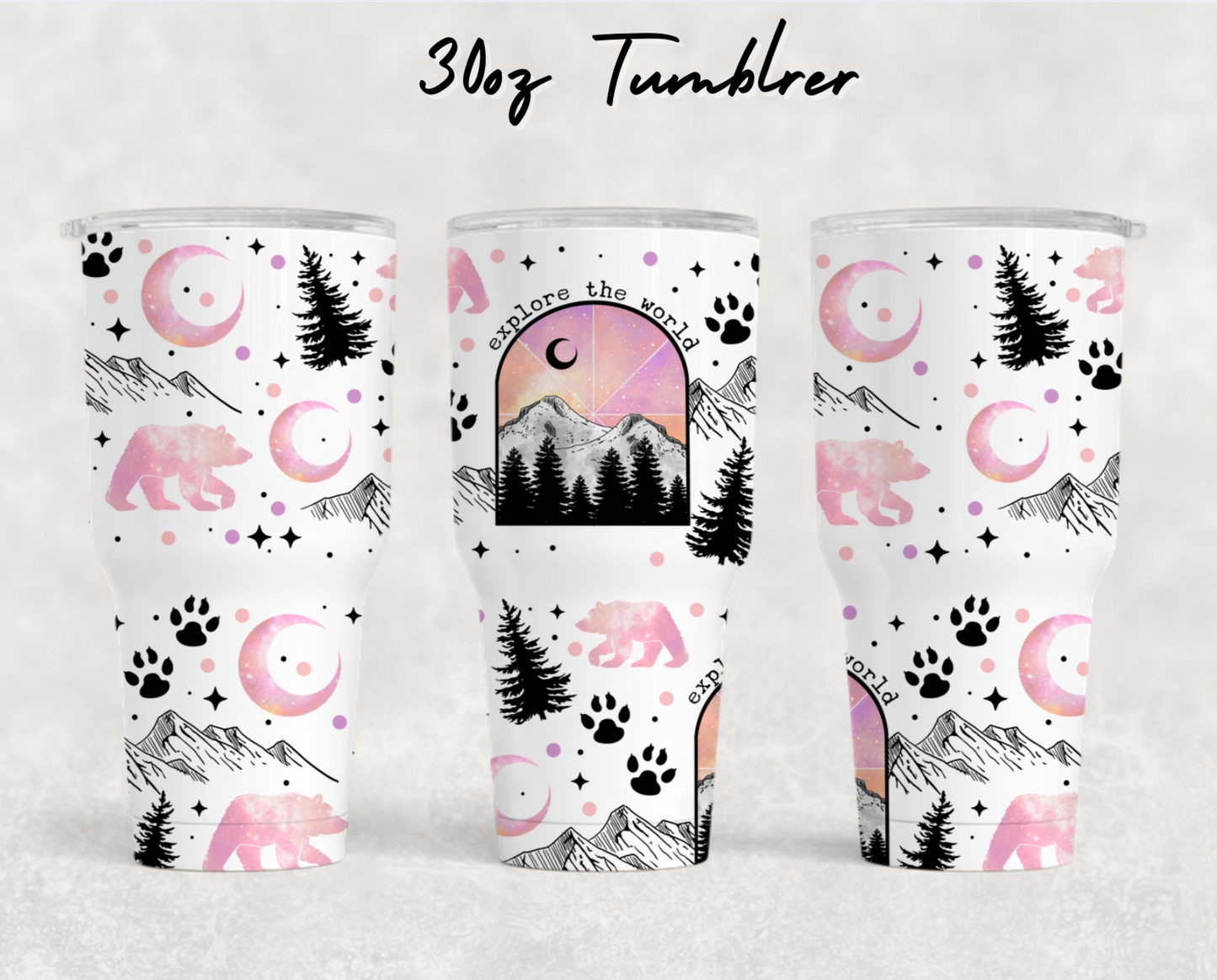 30oz NEW Tumblers - Explore the world