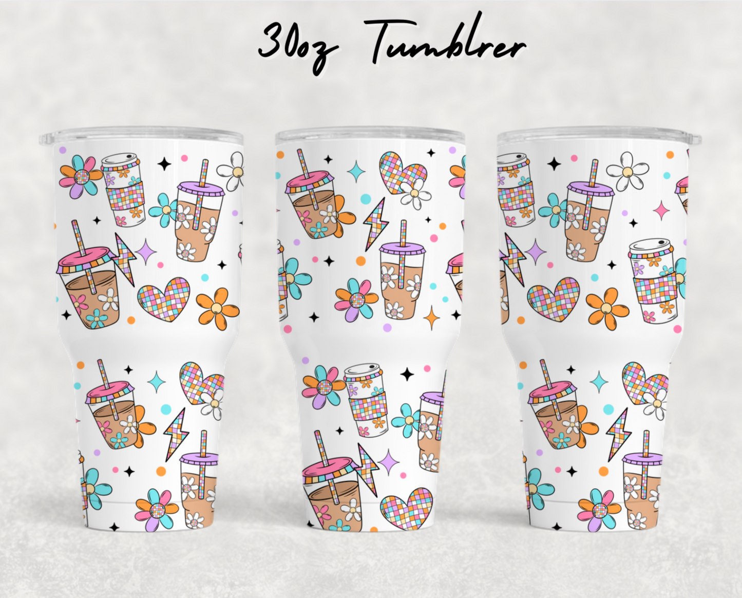 30oz NEW Tumblers - Retro