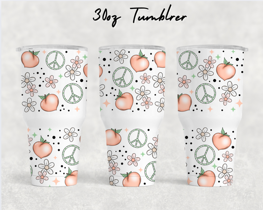 30oz NEW Tumblers - Feeling peachy