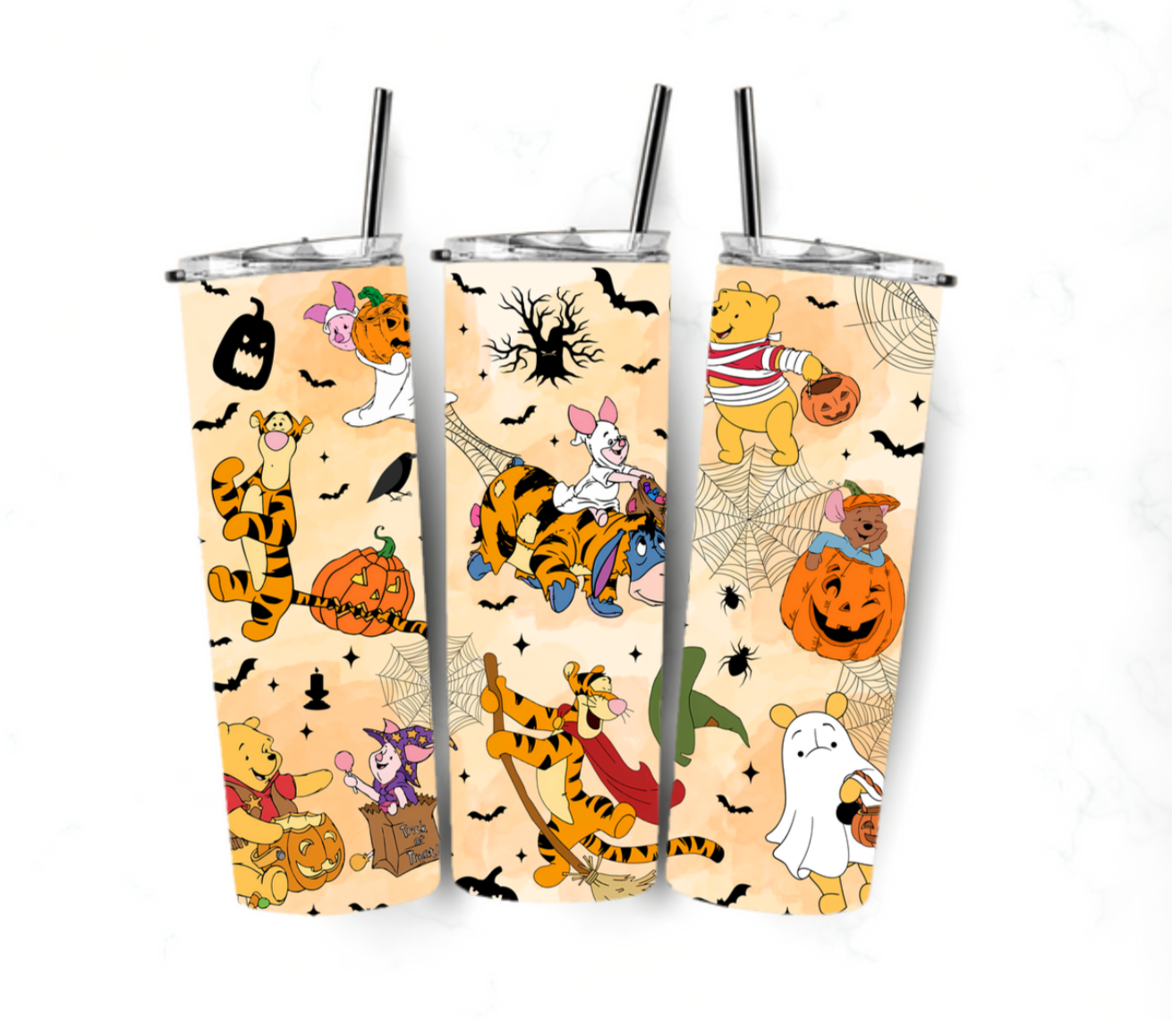 Spooky season 20oz tumbler - Spooky bears