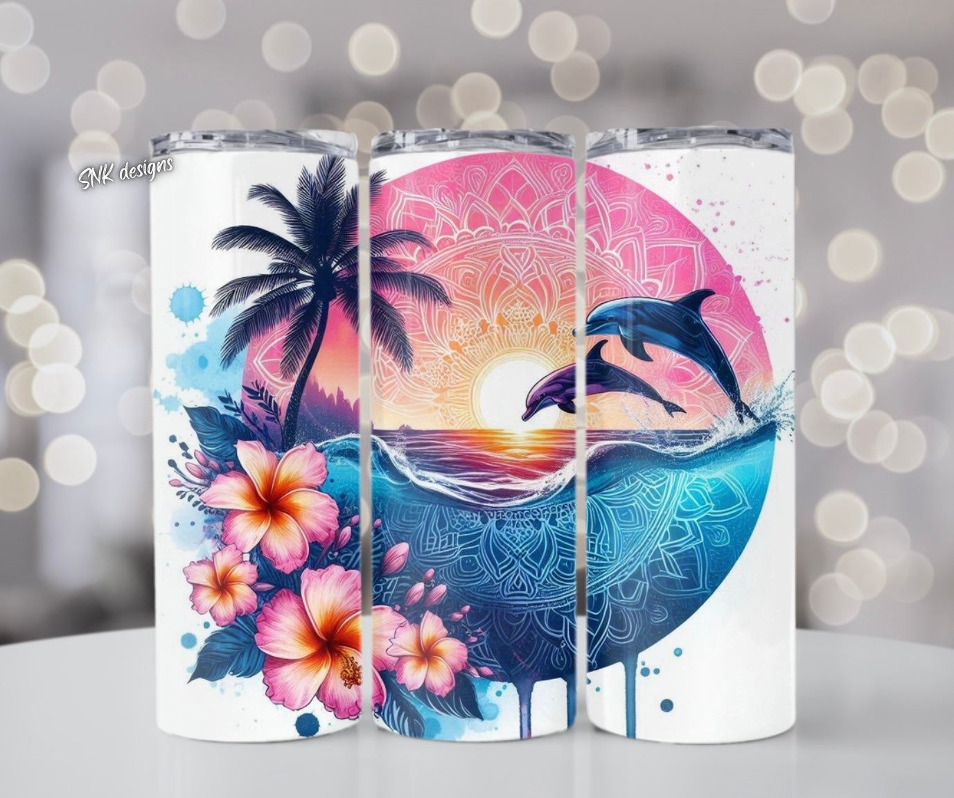 Tumbler only! - Dolphin & frangipani's