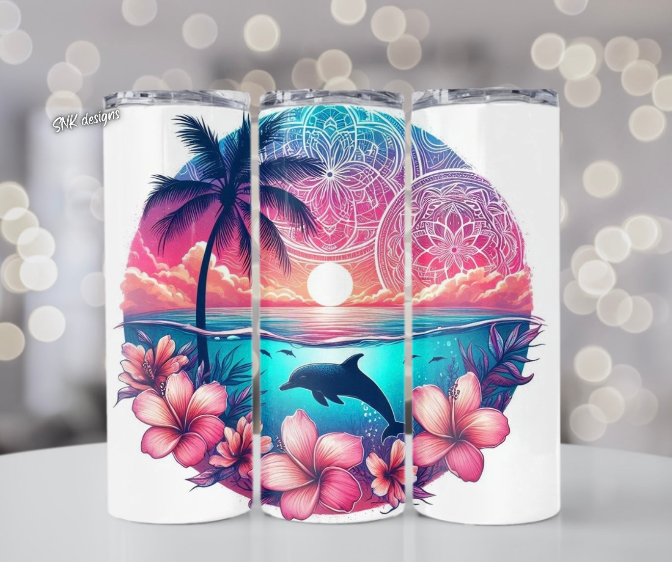 Tumbler only! - Dolphin & frangipani's 2