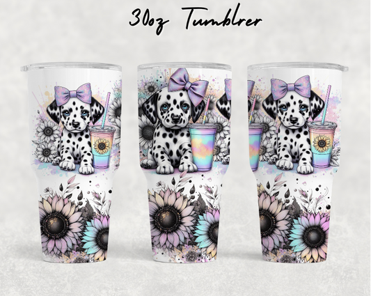 30oz NEW Tumblers - Cute Dalmations