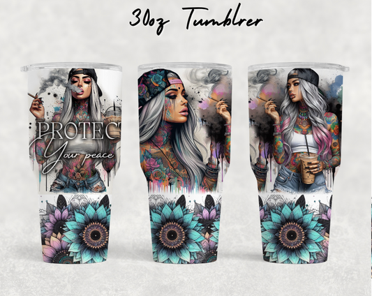 30oz NEW Tumblers - Protect your peace