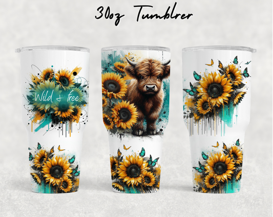 30oz NEW Tumblers - Wild & free