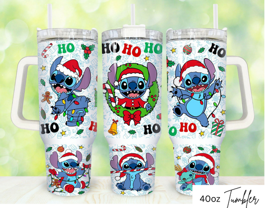 Christmas 40oz tumbler - Christmas HOHO