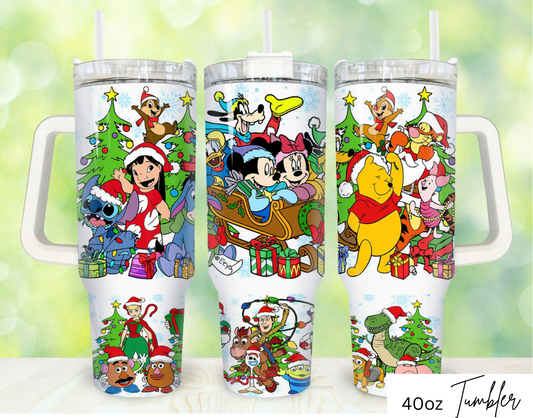 Christmas 40oz tumbler - Christmas 5