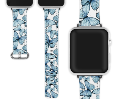 Blue butterfly Apple watch wristband
