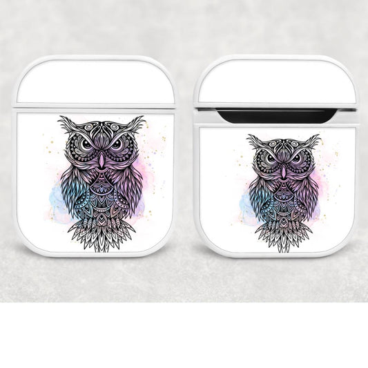 Air pod case - Watercolor owl