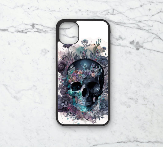 Phone case only!! Watercolor skull 2