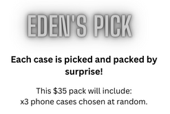 Eden's Pick- x3 Phone case pack